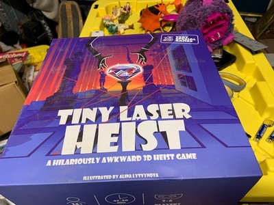 Tiny Laser heist Board game- Complete