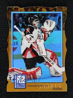 1997-98 Donruss Elite Gold Die-Cut Status 91/100 Dominik Hasek #30 HOF 6m7