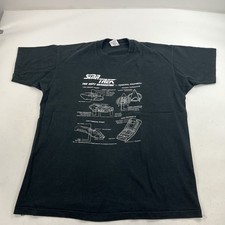 Vintage Star Trek Next Generation Personal Equipment T Shirt Single Stitch XL 93