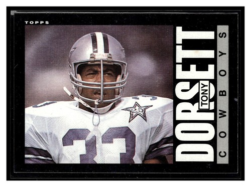 Tony Dorsett #40 1985 Topps card
