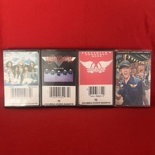Aerosmith Cassette Tapes Lot of 4 Classic Rock Read Description 