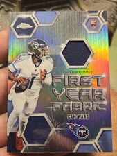2025 Topps Chrome Football Cam Ward #FYF-CW - First Year Fabric Rookie Patch RC