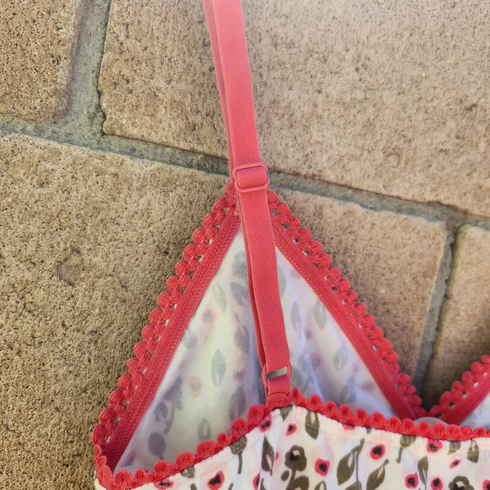 Calvin Klein Floral Noche Cami Camisola Pijama Camisa Talla Pequeña Primavera Verano Foto 4 de 4