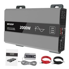 2000W Pure Sine Wave Inverter 12V DC to 110V/120V AC, Surge 4000W, 12V 2000W