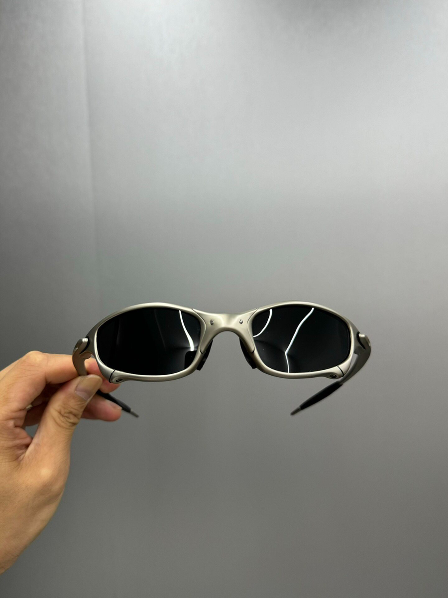 Vintage Oakley Juliet 1.0 X-Metal Polarized Sunglasses Black Lens