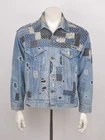 Levis vintage custom handmade patchwork boro sashiko denim jacket made in USA