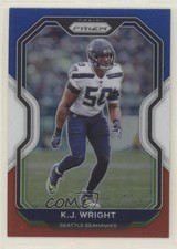 2020 Panini Prizm Red White & Blue Prizm KJ Wright #297 1u6