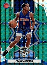 2021-22 Panini Mosaic - Green Mosaic Prizm #169 Frank Jackson 