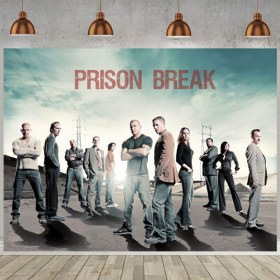 Prison Break Geburtstag Partyzubehör Banner Hintergrund Vinyl Party Deko