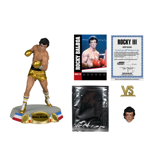 Rocky Balboa (Movie Maniacs: Rocky III) Figura in posa da 6" - - Foto 2 di 12