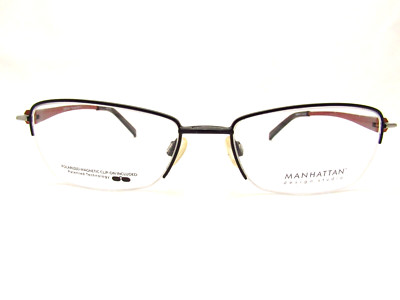 Aspex Manhattan S3166 Black/Copper 51 x 17 135 mm Eyeglass Frame& Magnetic Clip*