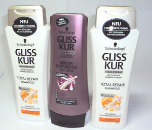 Gliss Kur Shampoo 2x 250 Ml 1x0 Ml Gliss Kur Serum Repair Spulung 1l 11 13 Ebay