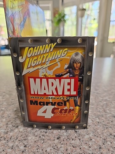 Johnny Lightning Marvel 4 Car Box Set 1:64 Scale Die-Cast Metal - 2002 Spiderman - Picture 5 of 7