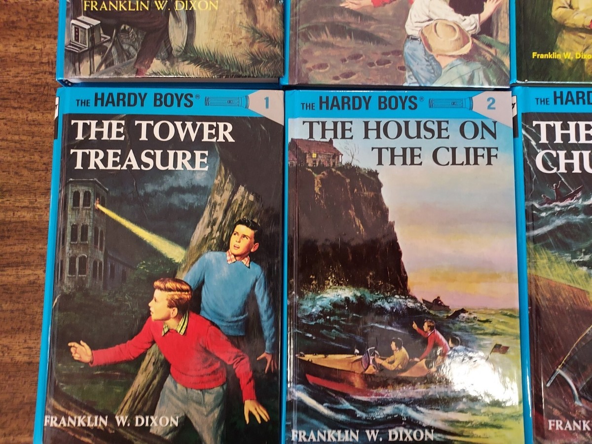 Lot of 9 The Hardy Boys Hardback Books1,2,4, 5, 6,12,32,39,58