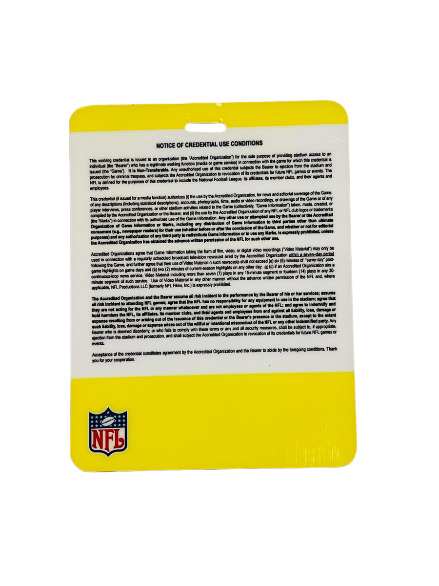 PHILADELPHIA EAGLES 2004 VIKINGS 9/20/04 FIELD PASS MEDIA