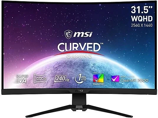 MSI MAG 325CQRXF 31,5" QHD VA LED Curved-Gaming-Monitor - Schwarz