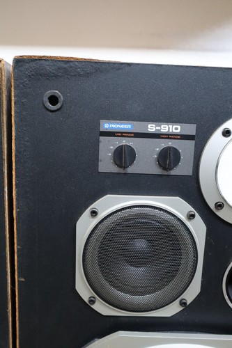 Pair of Pioneer S-910 Speakers System For Parts or Restore - AS IS - Picture 7 of 21