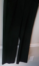 The Limited Black Poly/Rayon/Spandex Straight Leg Dress Pants Size 10 EUC