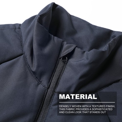 Men Puffer Vest Insulated Coat Sleeveless Parkas Jacke Winter Warm Down Free - Picture 5 of 35