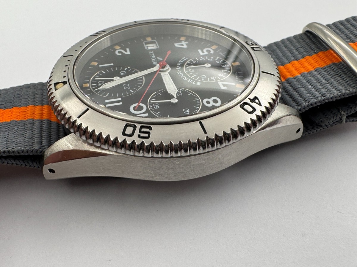 ETERNA-MATIC 8408-41 Chronograph Air Force III Automatic Cal ETA