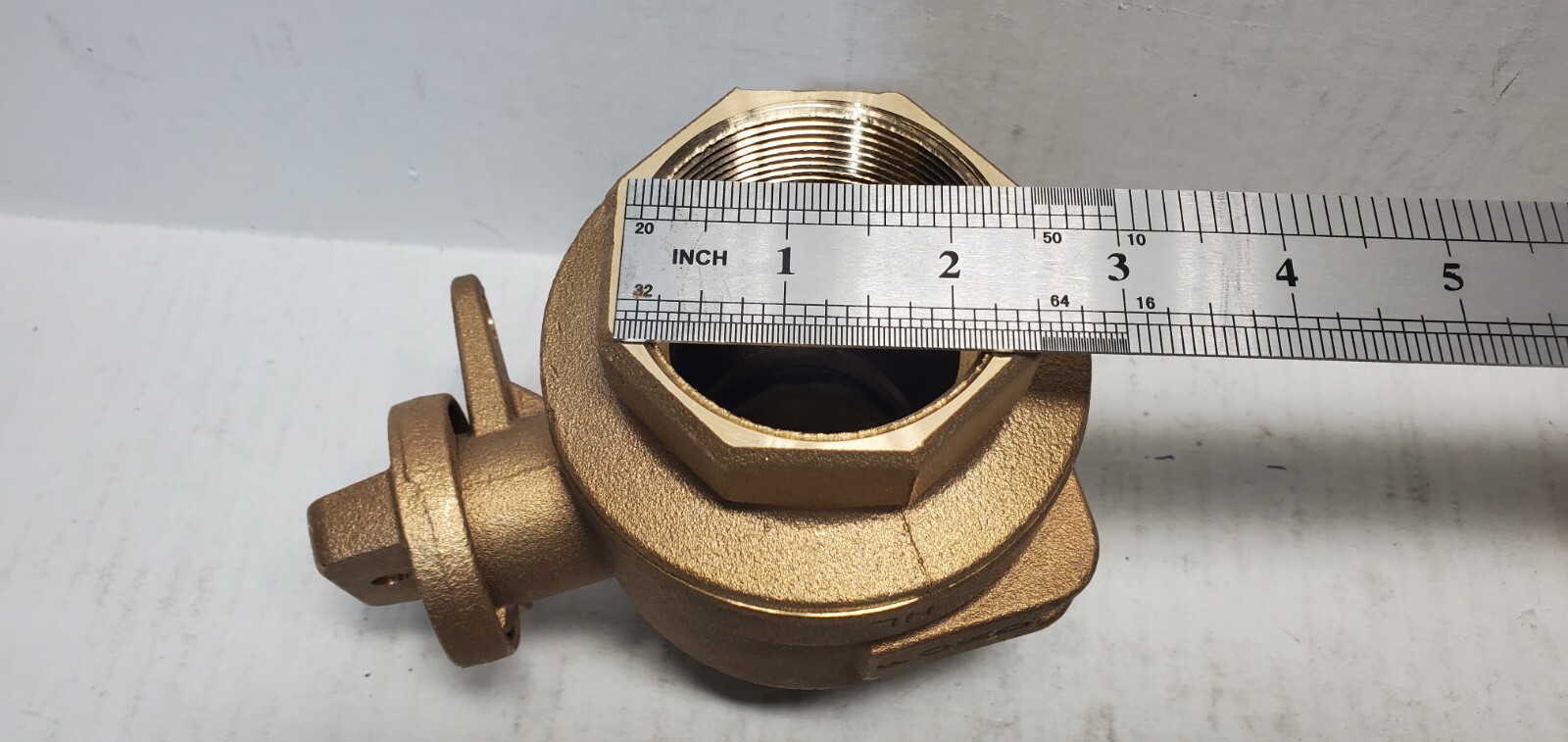 2" Ford Meter Box Ball Valve FIP Connection Red Brass Lead B11777NL