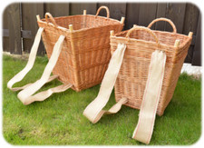 Rückentragekorb 2 Großvarianten! Heukorb Kiepe Weide Huckelkorb Rückenkorb NEU