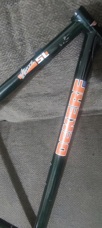 Dekerf Team SL Frame. 18.5in. Retro MTB Frame. Rare Classic 😎