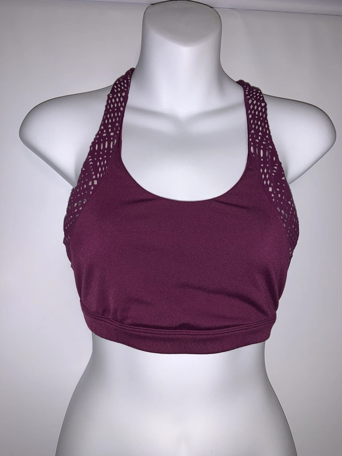 alo-yoga burgundy tank-bra
