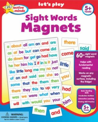 Active Minds Sight Words Magnet- pamphlet, Edited by Sequoia Ch, 1642690260, new