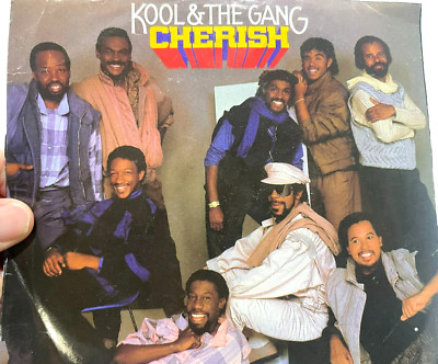 Kool The Gang Cherish De-Lite Record 1984 45 RPM