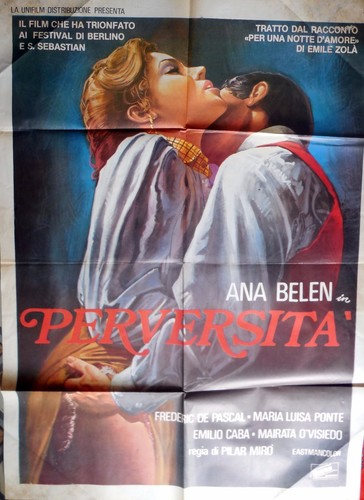 manifesto movie poster 2F Perversità La petición Miró Ana Belén gutiérrez Caba - 第 1/1 張圖片