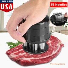 TOP Meat Beaf Steak Tenderizer Mallet Kitchen Cooking Tools 56 Blades Needle US