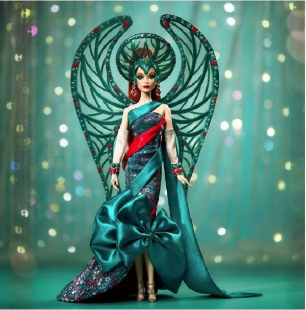 2024 Barbie x Bob Mackie Holiday Angel with Shipper HRM70 IN 2024 Barbie x Bob Mackie Holiday Angel with Shipper HRM70 IN