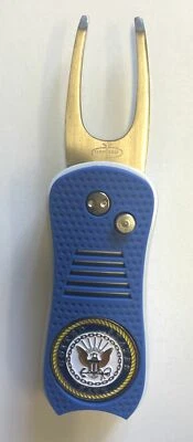 MOBILE PRO SHOP U.S. Navy Midshipmen Switchblade Divot Tool w/ Removable Mag Ball Marker – Logo