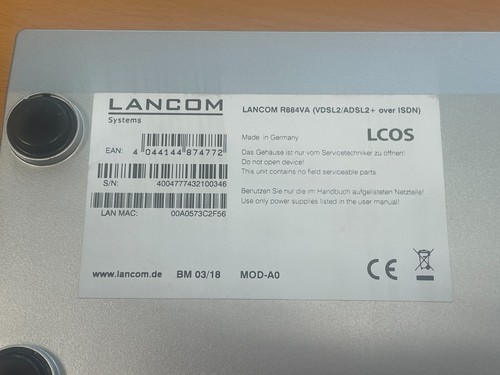 Lancom R884VA (VDSL2/ADSL2+ ISDN) Router - Bild 2 von 3