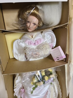 Vintage Ashton Drake Galleries Bride Porcelain Doll 20  A Bouquet So Fair SALE