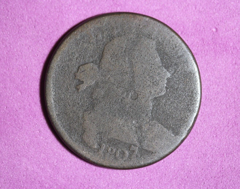 1807- Draped Bust One Cent #P18145