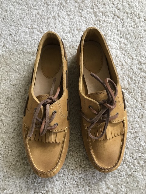 mustard yellow suede loafers