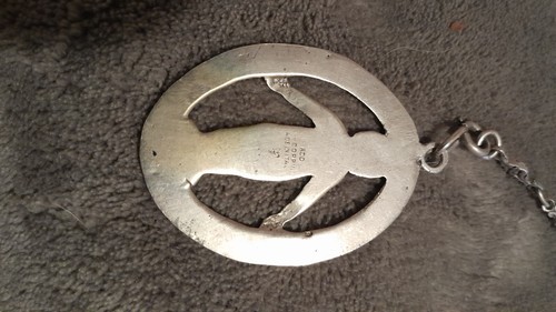 necklace 800 silver Nouveau Della Robbie swaddled infant Christ bambini