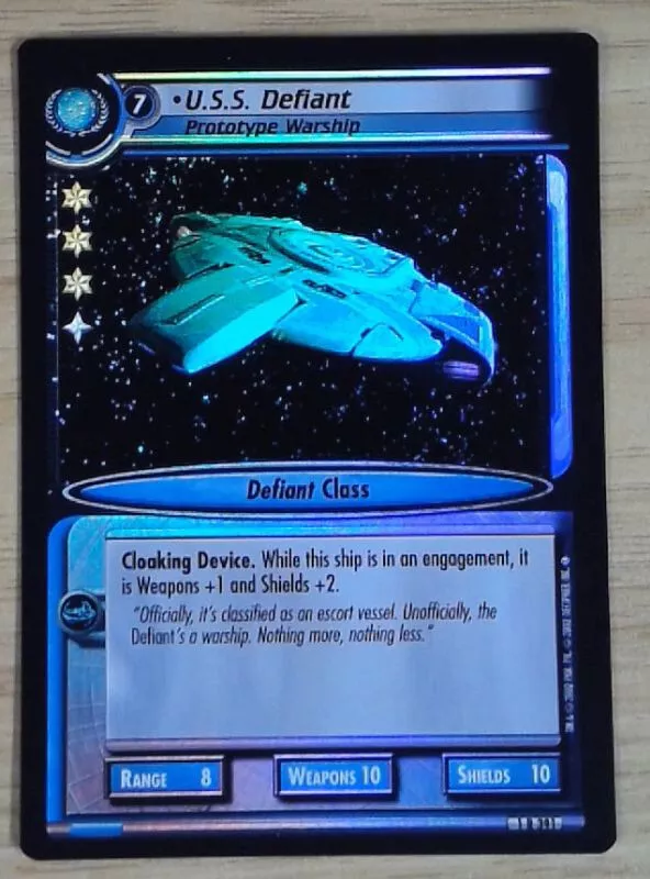 STAR TREK CCG 2E SECOND EDITION PREMIERE SET OF 9 FOIL CARDS OP