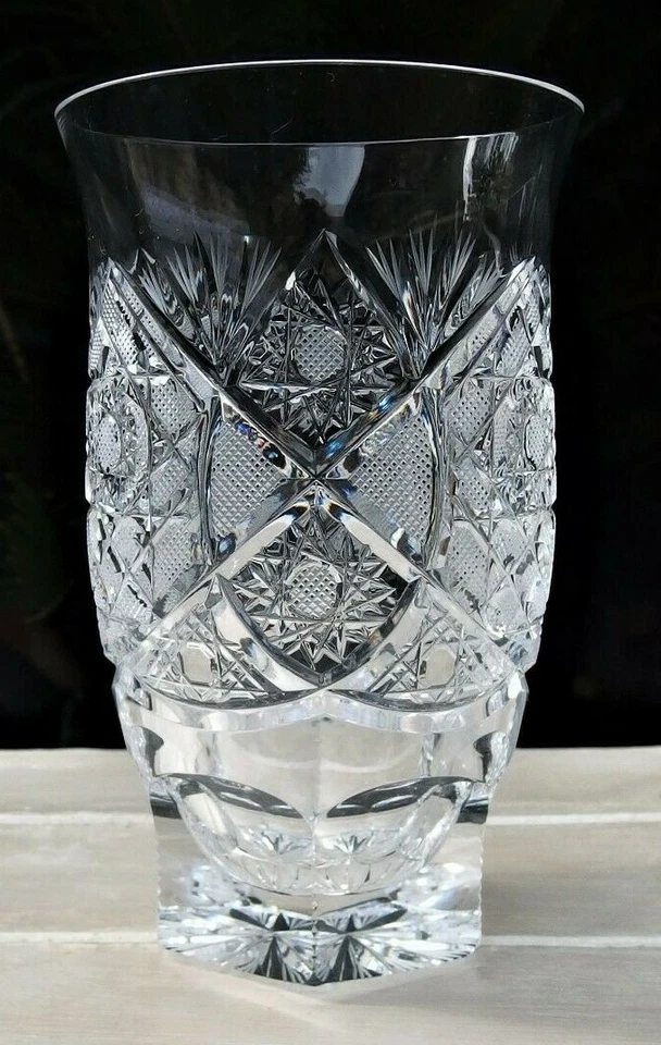 Bohemia Crystal RICH-CUT - VINTAGE - Set of 5 Water Tumblers Glasses - image 2 of 4