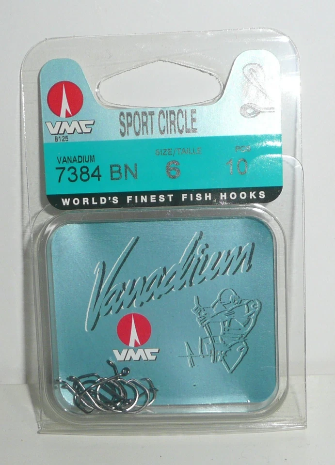 Hameçons mer VMC Réf: 7384BN N°6 Sport Circle par 10 - Photo 1/1