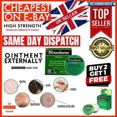 JOHNSON'S Nixoderm for Skin Problems Ezcema Pimples Blemishes Rash-External Use Only 17.7g