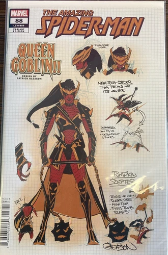 The Amazing Spider-Man (2018 6th Series) #88D Patrick Gleason 1:10 Variant Cover