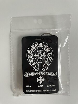 Chrome Hearts Black Logo ID Card Holder Men Gift Tesla Key Card