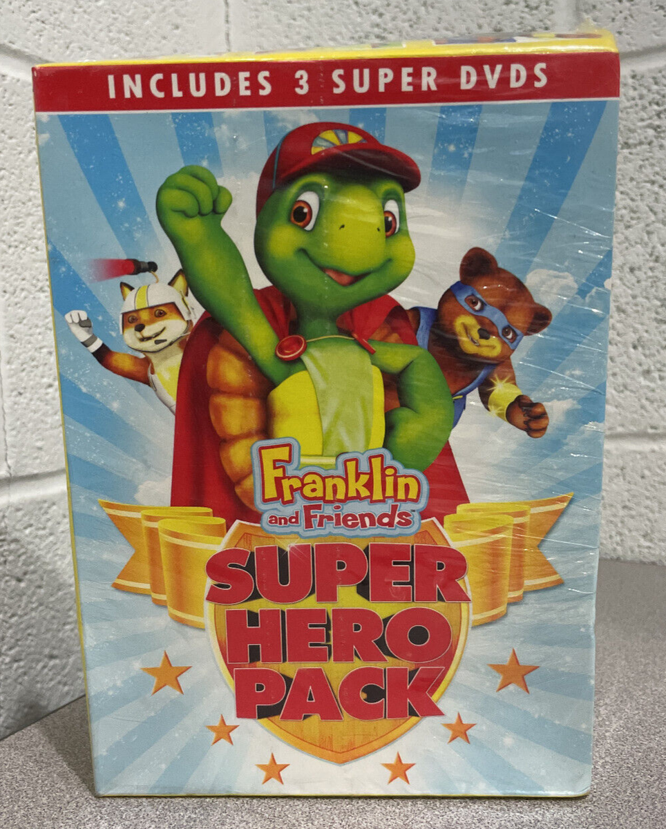 Franklin And Friend Super Hero Pack Includes 3 DVD's NEW-SEALED | eBay