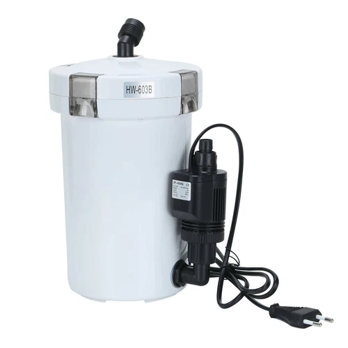 400L/h Canister Pump Filter Set External Filtration Fish Tank Aquarium Marine - Picture 5 of 11