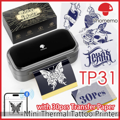 Phomemo TP31 Tattoo Stencil Printer 80mmTattoo Supplies for Tattoo Artists