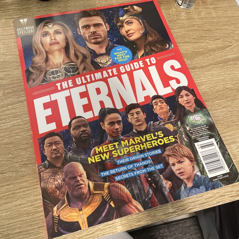 Hollywood Spotlight THE ULTIMATE GUIDE TO ETERNALS Marvel's New Superheroes NEW