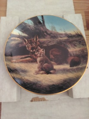 The Red Wolf Collector Plate by Will Nelson